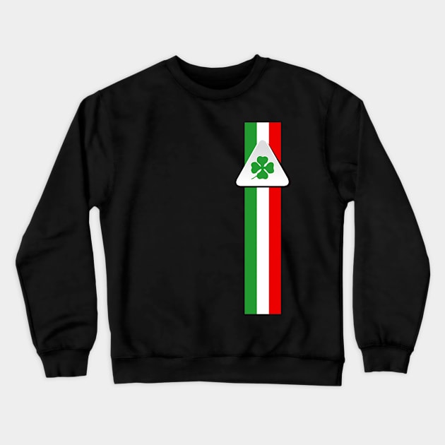 Alfa Romeo logo - Italian striping Crewneck Sweatshirt by Aurealis
